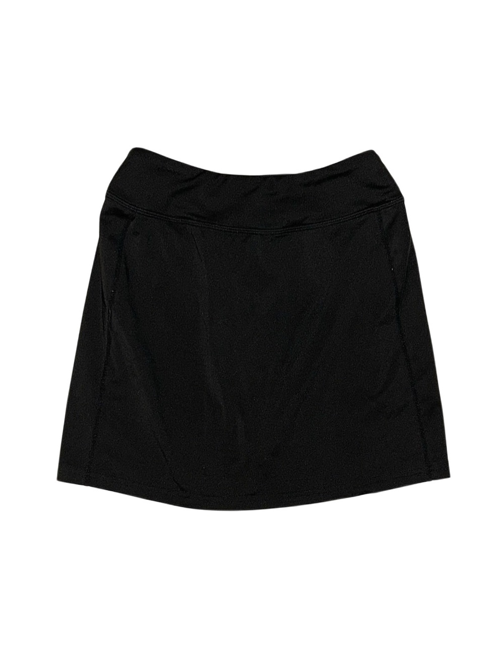BLEVONH Women's Black Tennis Skirt With Shorts Underneath X-Small